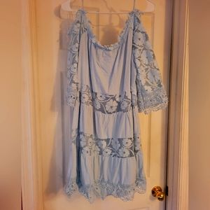 Swimsuit Cover sheer and lace 2x